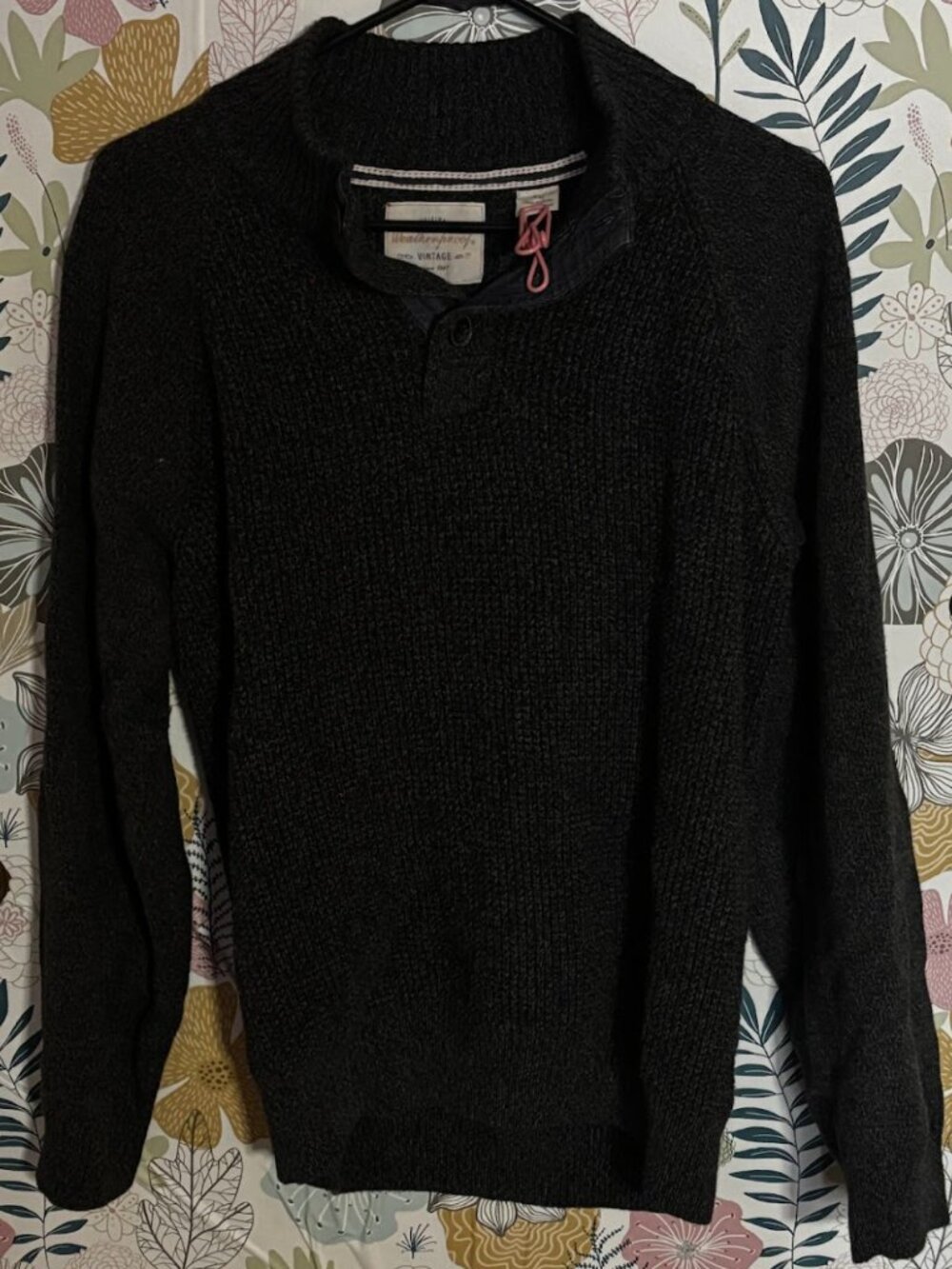 Original Vintage Weatherproof Men’s Pullover Sweater 100% Cotton